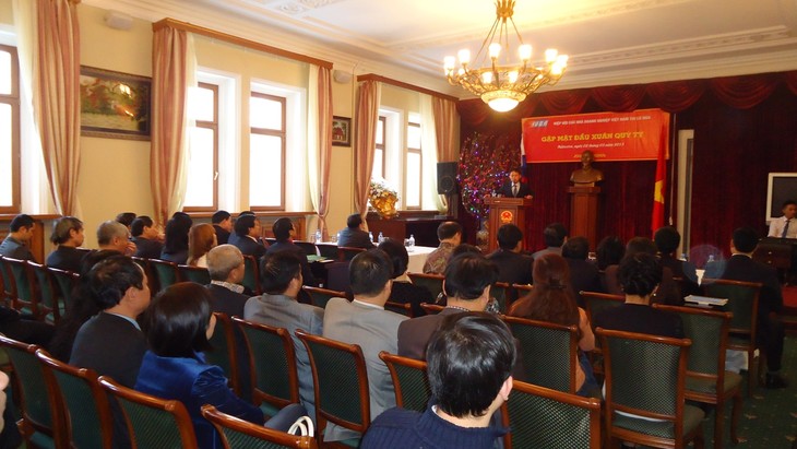 Hiệp hội các nhà Doanh nghiệp Việt Nam tại Liên bang Nga gặp mặt đầu xuân - ảnh 1